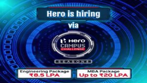 Hero Campus Challenge Season 8  2022 | 20 LPA | Software Engineer Developer