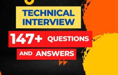 Technical interview questions and answers for freshers