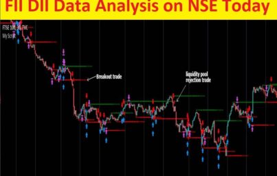 FII DII Data Analysis on NSE Today