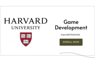 Free Game Development certificate by Harvard University